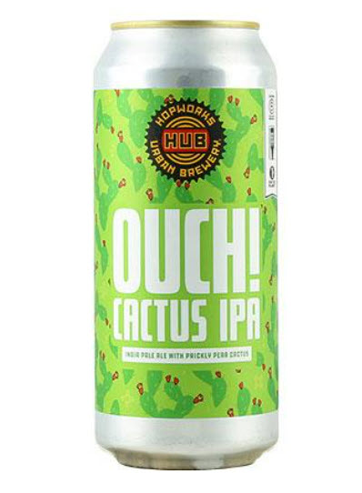 Ouch! Hopworks Cactus IPA can