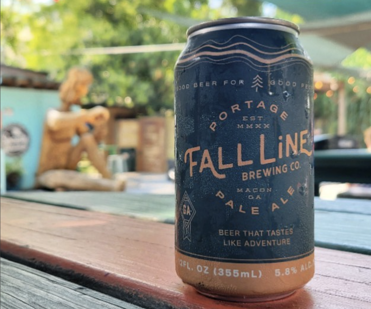 A can of Portage Pale Ale by Fall Line Brewing